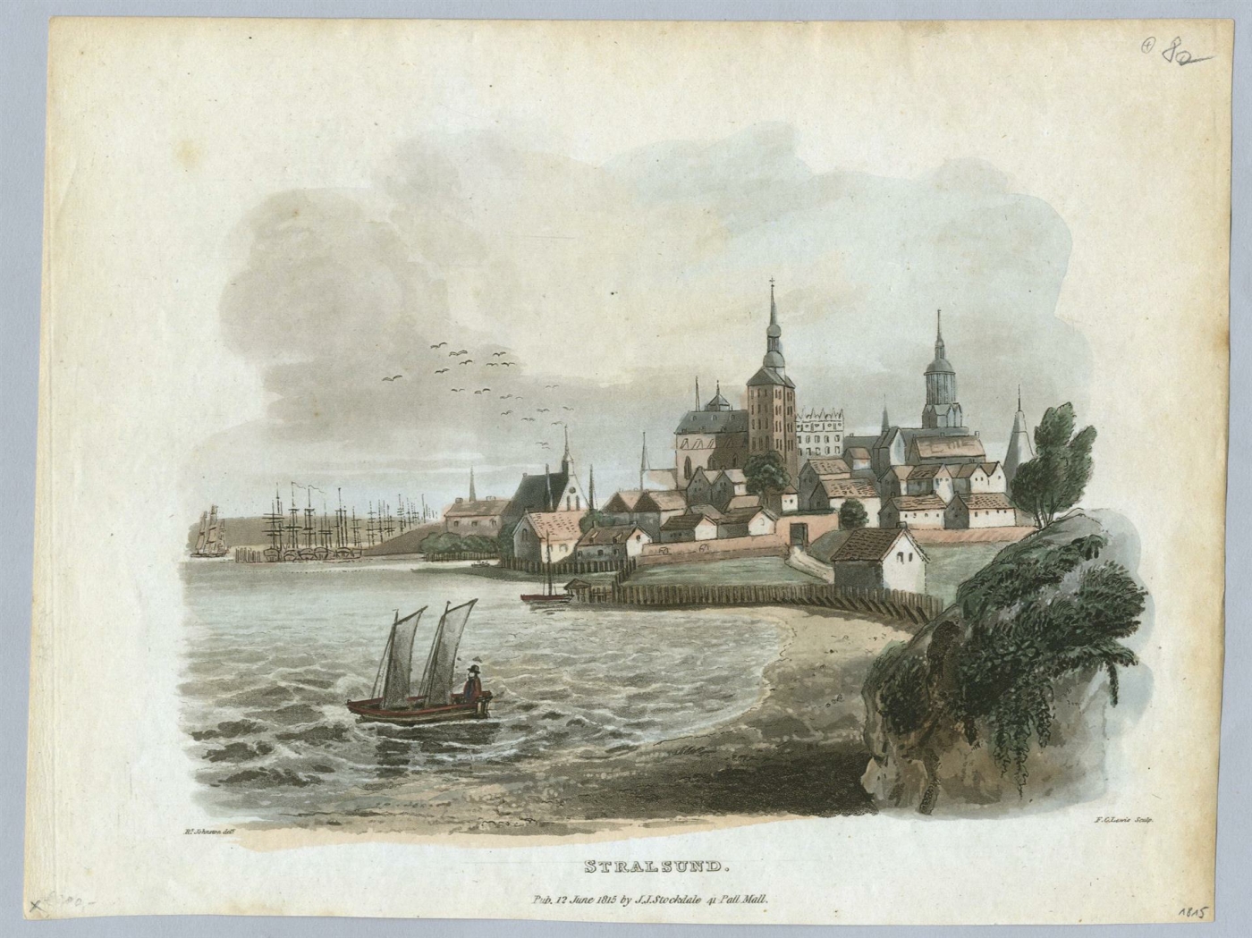 Stralsund. Gesamtansicht. "Stralsund"., 80,00