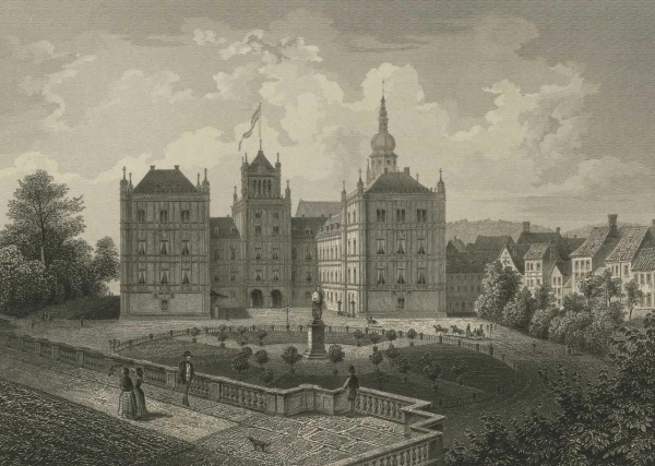 Coburg. - Gesamtansicht. - Rohbock & Kolb. - "Coburg. Das Herzogliche Schloss".