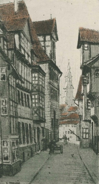 Hannover. - Richard Preusse. - "Rossmühlenstr. Hannover".