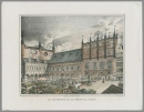 Lübeck. - Rathausansicht. - "Das Rathaus und die Börse in Lübeck".