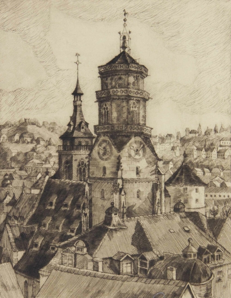 Romberg, Walter. - "Stuttgart Stiftskirche"