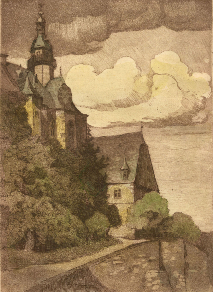 Rang, Carl. - "Marburg Kirche"