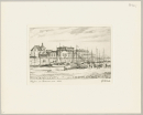 Büsum. - Gesamtansicht. - "Hafen in Büsum um 1910".