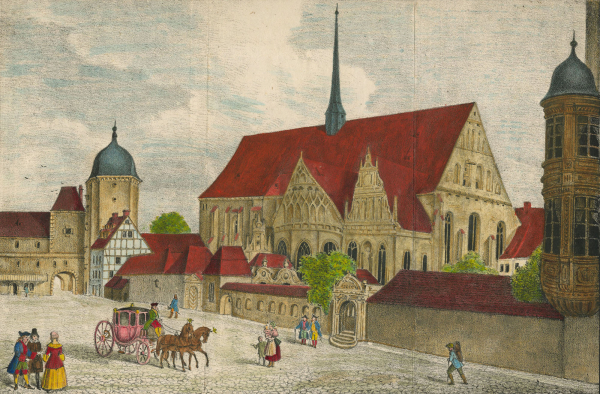 Leipzig - Stadtansicht - Karl Große - "Paulinerkirche"