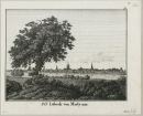 Lübeck. - Panoramaansicht. - "415. Lübeck von Marly aus".