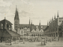 Lübeck. - Gesamtansicht. - "416. Der Markt in...