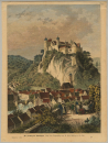 Burg Harburg. - Gesamtansicht - "Die Harburg bei Nördlingen.".