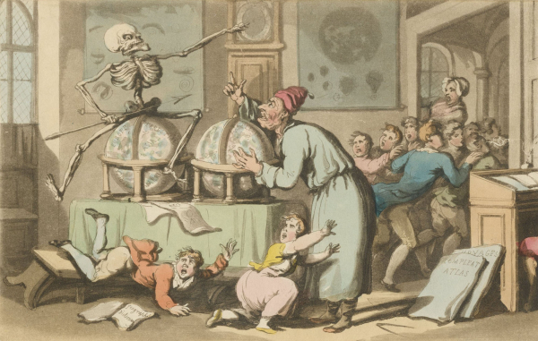 "The English Dance of Death". - Combe & Rowlandson. - "The Schoolmaster".