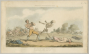 "The English Dance of Death". - Combe & Rowlandson. - "The Death Blow".