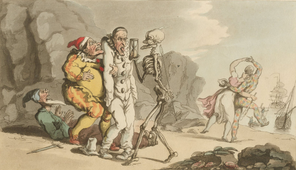 "The English Dance of Death". - Combe & Rowlandson. - "The Pantomime".