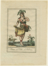 Indonesien. - Trachtendarstellung. - Frau von der Insel Ambon. - "Femme de lIsle dAmboine..".