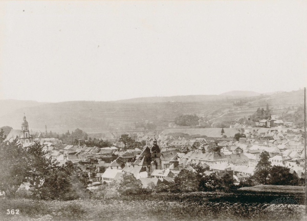 Suhl. - Bilder aus Thüringen. - "Panorama von Suhl".