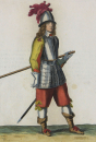 Landsknecht. - Militaria. - "Pique trainante, le fer...