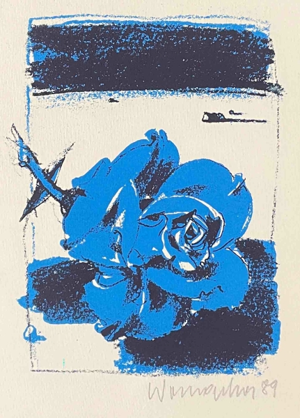 Womacka, Walter  -  "Blaue Rose"