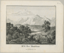 Mont Blanc. - "1076. Der Montblanc von Sallenche aus".