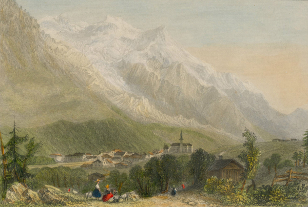 Mont Blanc. - "Mont Blanc, from Chamouni".