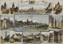 Ulm. - Mehransichtenblatt. - "Reichsstatt Ulm Anno 1570."