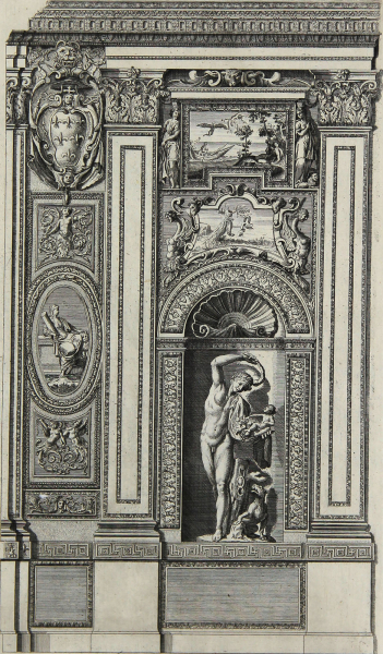 Remshard, Karl. - "Wanddecor Palazzo Farnese Tabula I".