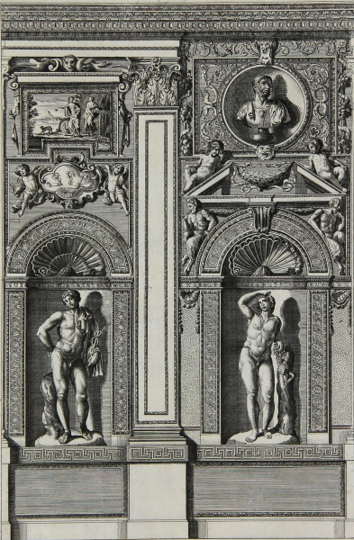 Remshard, Karl. - "Wanddecor Palazzo Farnese Tabula IIII".