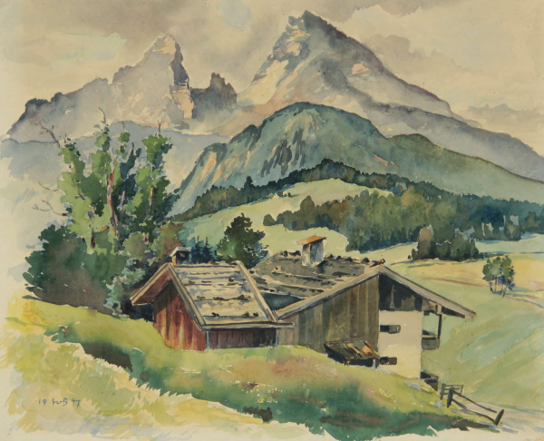 Berchtesgaden. - Herbert Borchard. - "Watzmann".