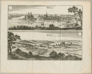 Wolgast. - Panoramaansicht. - Merian.- "Wollgast".