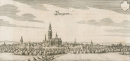 Tongeren. - Gesamtansicht. - Merian. - "Tongren".