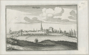 Uerdingen (Krefeld). - Stadtpanorama. - Merian. - "Oerdingen".