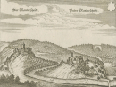 Manderscheid. - Vogelschau. - Merian. - "Ober...