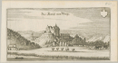 Schalksburg (Porta Westfalica). - Gesamtansicht. - Merian. - "Das Haus zum Berg".