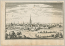 Hamm. - Stadtpanorama. - Merian. - "Hammona.".