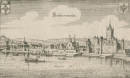 Kaiserswerth (Düsseldorf). - Stadtpanorama. -...