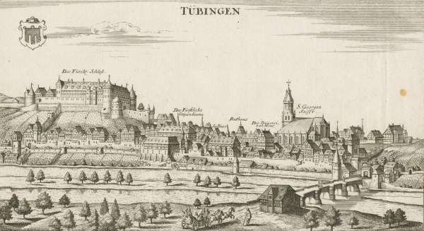 Tübingen. - Ortsansicht. - "Tübingen".