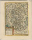 Thüringen. - Landkarte. - Ortelius. -...