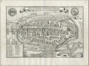 Heiligenstadt. - Stadtplan. - Merian. - "Abriß der HauptStatt des Eychsfeldes Heiligenstatt".