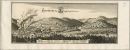 Lautenthal (Langelsheim). - Panoramaansicht. - Merian. - "Lautenthal F.B.L. Freye Bergstatt auff dem Hartz".