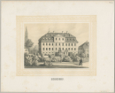 Benndorf (Leipzig). - Schlossansicht. - Poenicke. -...