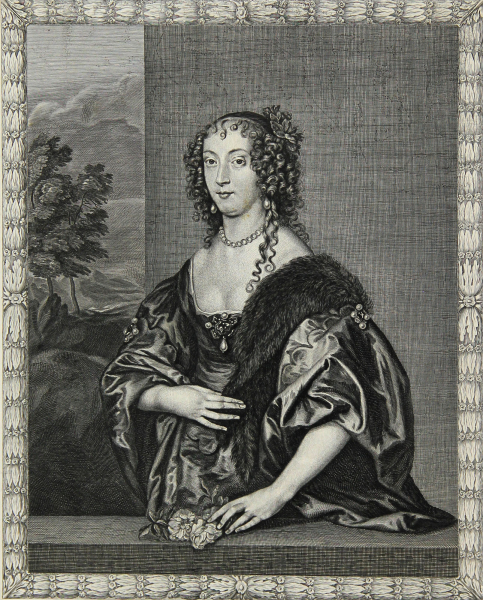 Lombart, Pierre. - Porträt. - "Anna de Morton Comitissa".