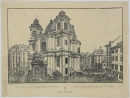 Wien. - "Ansicht des Platzes und der Kirche von St. Peter".