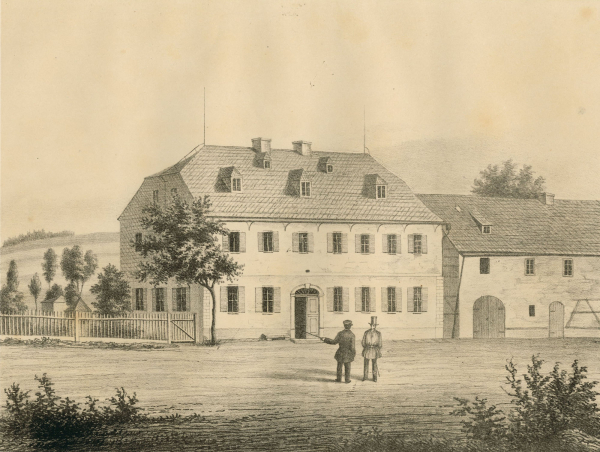 Bad Elster-Mühlhausen (Voigtland). - Herrenhaus. - Poenicke. - "Mühlhausen".