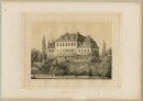 Zedtlitz (Borna). - Schlossansicht. - Poenicke. -...