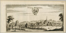 Waizenkirchen. - Gesamtansicht. - Merian. - "Weitzenkirchen".