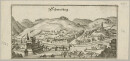 Schwertberg. - Gesamtansicht. - Merian. - "Schwertberg".