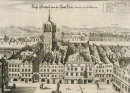 Linz. - Gesamtansicht. - Merian. - "Prosp. Lintheil...