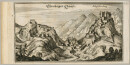 Burg Ehrenberg (Reutte). - Gesamtansicht. - Merian. - "Ehrnberger Clause".