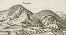 Altpernstein. - Gesamtansicht. - Merian. -...