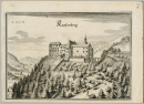 Oberkapfenberg. - Gesamtansicht. - Merian. - "Kapfenberg".