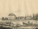 Pegau-Wiederau (Leipzig). - Schlossansicht. - Poenicke. - "Wiederau".